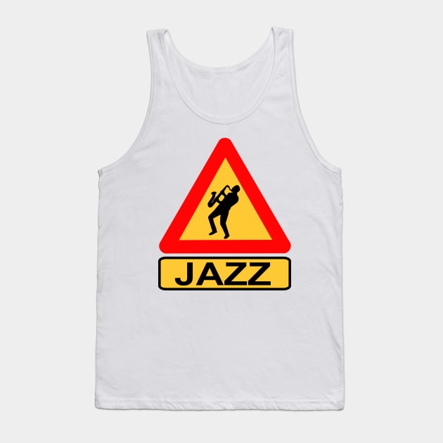 Jazz Ahead! Tank Top by Bugsponge